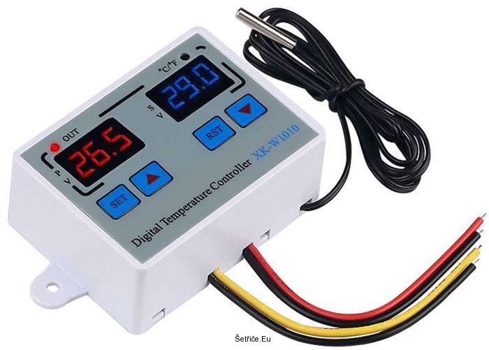 Digitální termostat XK-W1010, -50 až +120°C, napájení 230V