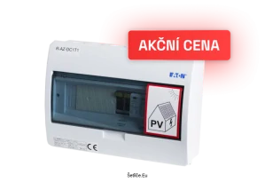 DC rozváděč R-AZ-DC1 se svodičem přepětí, pro FV instalace