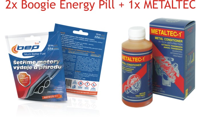 2x BEP ECO Boogie Energy Pill + 1x Metaltec-1