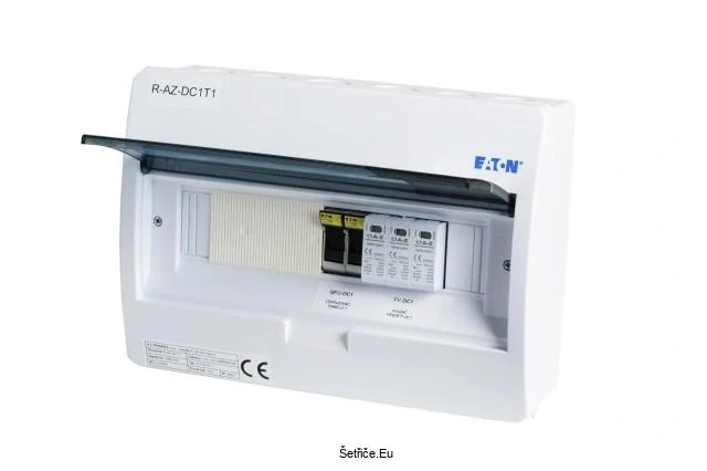 DC rozváděč R-AZ-DC1 se svodičem přepětí, pro FV instalace