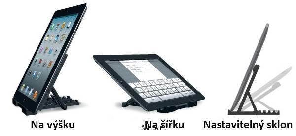 Univerzální stojan pro tablet 7-12" černý
