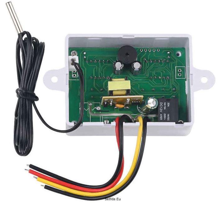 Digitální termostat XK-W1010, -50 až +120°C, napájení 230V