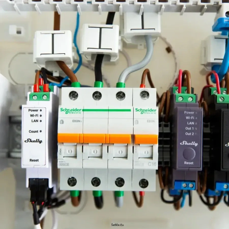 SHELLY PRO 3EM 120A Elektroměr třífázový na DIN lištu