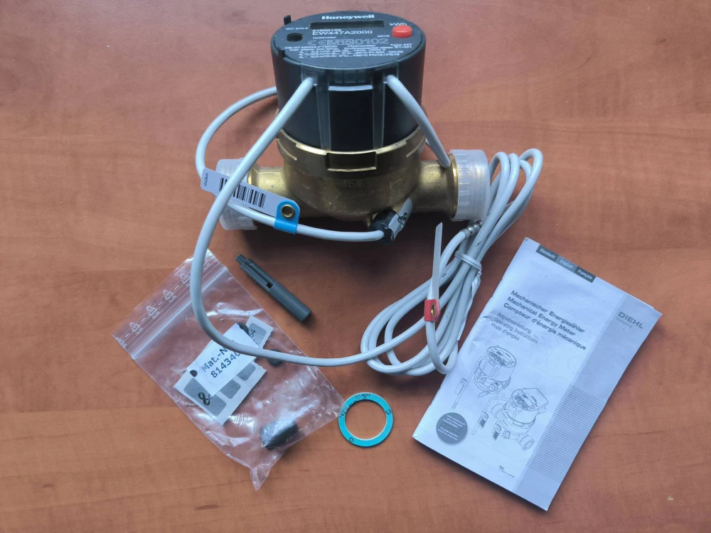 Mechanický měřič spotřeby tepla 1" Honeywell EW447A2000