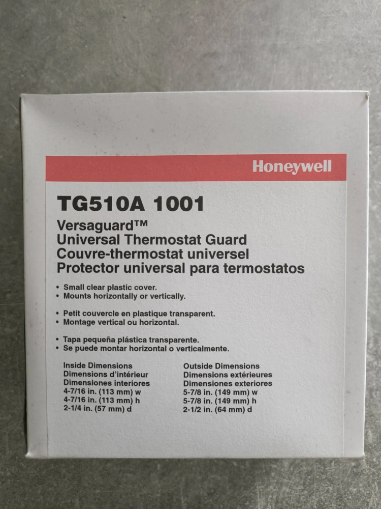 Ochranný univerzální uzamykatelný kryt na termostat Honeywell TG510A1001