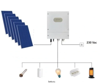 Solární invertor ECO Solar Boost MPPT-4000 4kW GRID, fotovoltaický ohřev bojleru